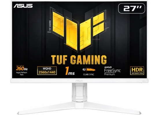 ASUS TUF VG27AQML1A 27" Fast IPS 2K 260Hz — White
