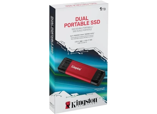 Kingston 1TB Portable SSD — Dual USB-A & C