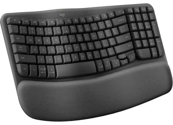 Logitech Wave Keys Ergo Keyboard — Graphite (AR/EN)