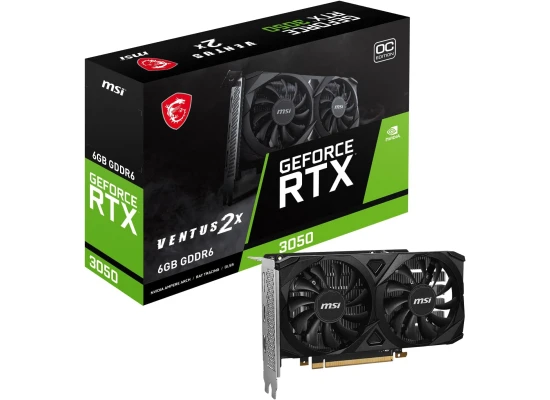 MSI GeForce RTX 3050 VENTUS 2X E 6GB OC