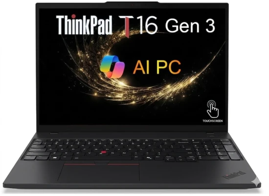 Lenovo ThinkPad T16 Gen 3 (2024) — Intel Ultra 7 / Touch / Black